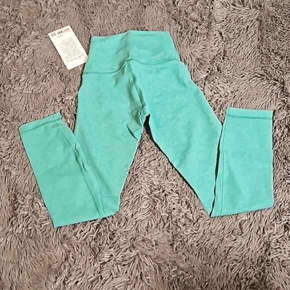 NWT Lululemon Wunder Train HR Crop Pant Legging 23" In Blaze Maldives Sz 2 - Picture 5 of 5